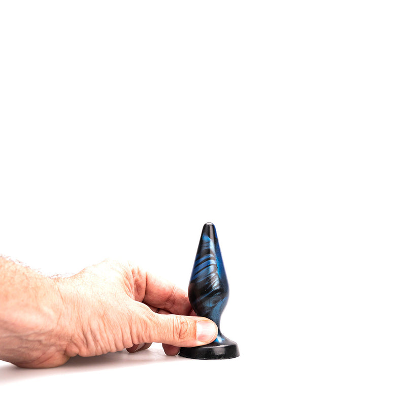 Kiotos Revolt - Buttplug Fantasie - Blue Wave - Nr. 24 - Small - 10,5 x 3,5 cm-laced-up.nl