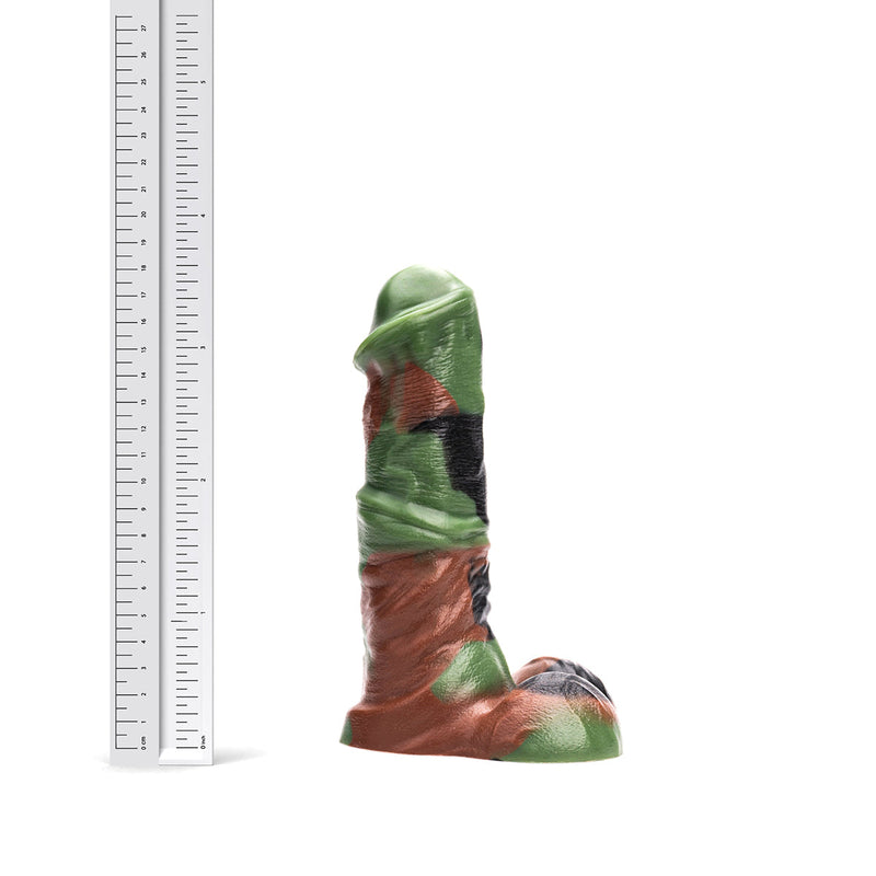 Kiotos Revolt - Dildo Fantasie - Green Army - Nr. 01 - Medium - 18 x 5,5 cm-laced-up.nl