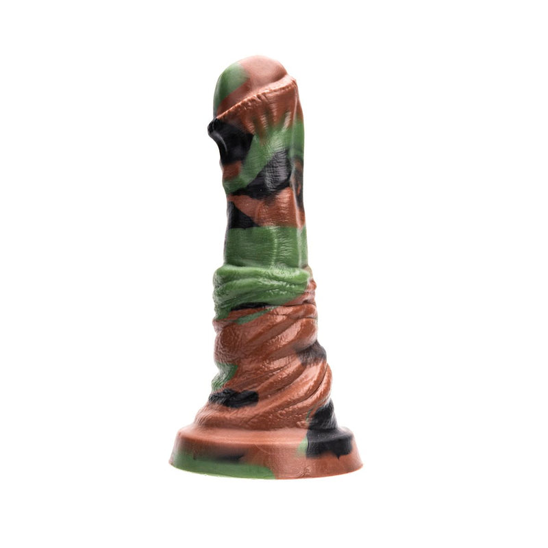 Kiotos Revolt - Dildo Fantasie - Green Army - 02 - Large - 25,5 cm x 6 cm-laced-up.nl