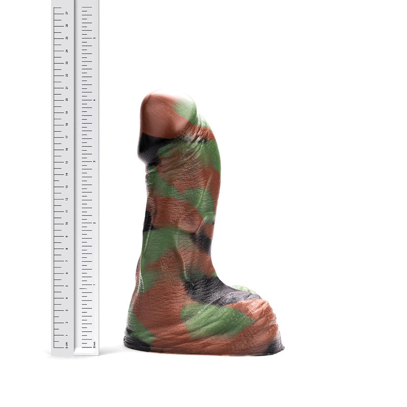 Kiotos Revolt - Dildo Fantasie - Green Army - 04 - Medium - 21 x 6,5 cm-laced-up.nl