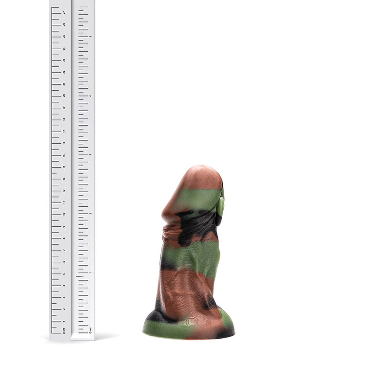 Kiotos Revolt - Dildo Fantasie - Green Army - 05 - Medium - 14,5 x 5 cm-laced-up.nl