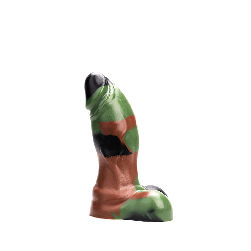Kiotos Revolt - Dildo Fantasie - Green Army - 08 - Medium - 18,5 x 5,5 cm-laced-up.nl