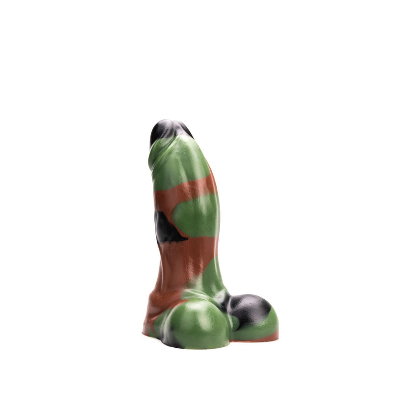 Kiotos Revolt - Dildo Fantasie - Green Army - 08 - Medium - 18,5 x 5,5 cm-laced-up.nl