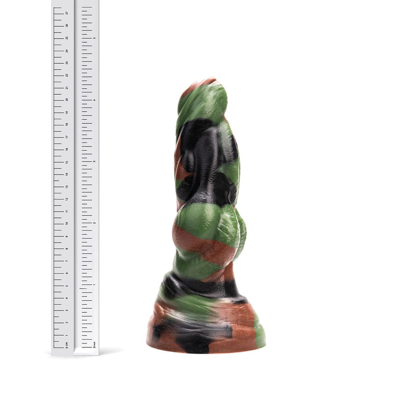 Kiotos Revolt - Dildo Fantasie - Green Army - Nr. 09 - Medium - 22 x 8 cm-laced-up.nl