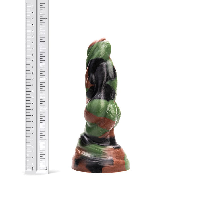 Kiotos Revolt - Dildo Fantasie - Green Army - Nr. 09 - Medium - 22 x 8 cm-Erotiekvoordeel.nl