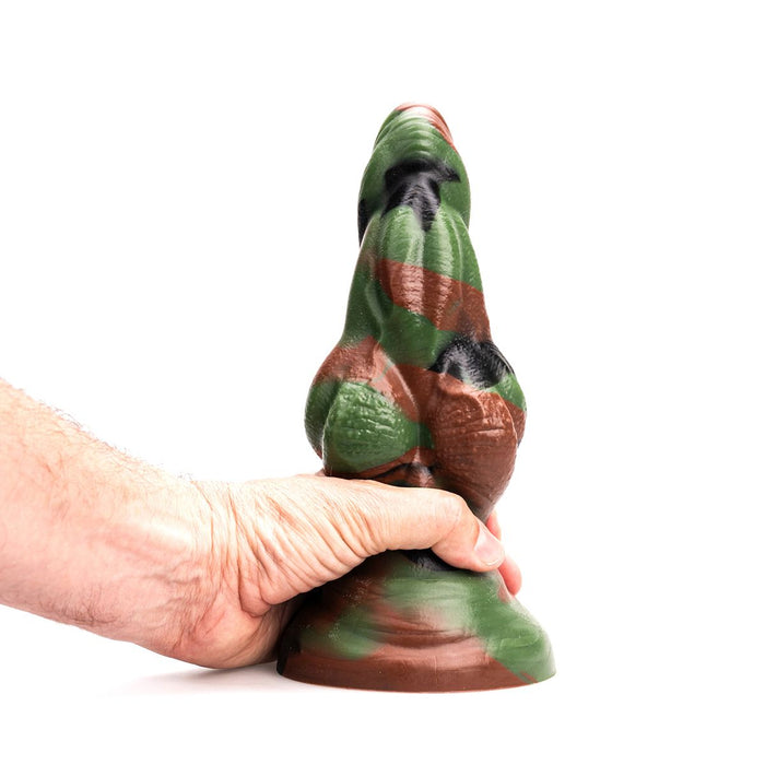 Kiotos Revolt - Dildo Fantasie - Green Army - Nr. 09 - Large - 25 x 9,5 cm-Erotiekvoordeel.nl