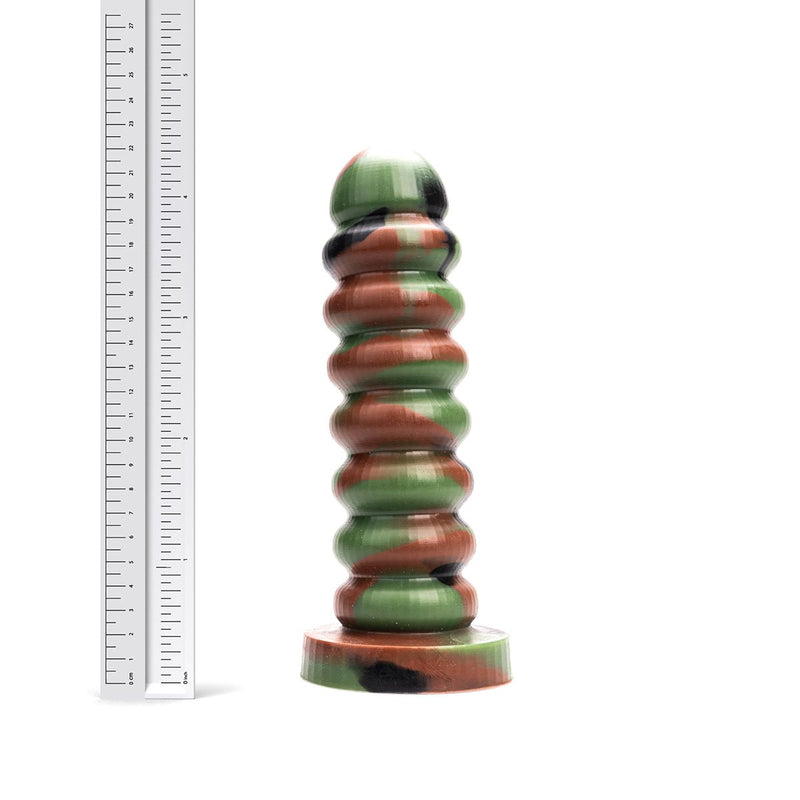 Kiotos Revolt - Dildo Fantasie - Green Army - Nr. 11 - 21,5 x 6 cm-laced-up.nl