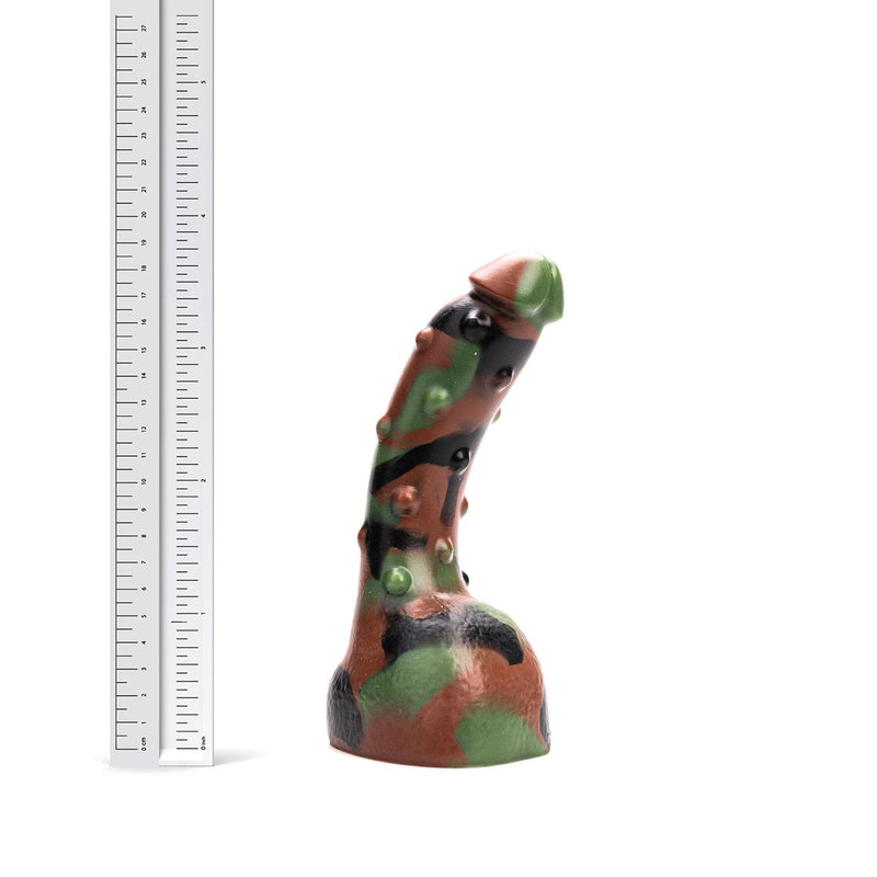 Kiotos Revolt - Dildo Fantasie - Green Army - Nr. 18 - Medium - 19 x 4,5 cm-laced-up.nl