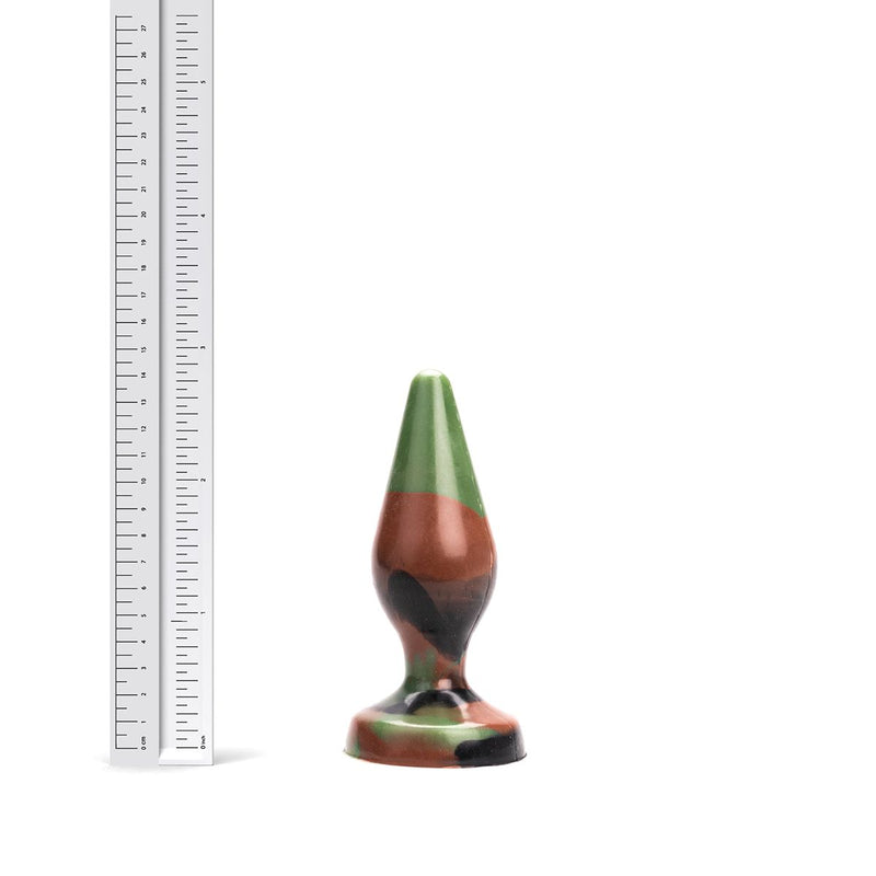 Kiotos Revolt - Buttplug Fantasie - Green Army - Nr. 24 - Medium - 14,5 x 4,5 cm-laced-up.nl