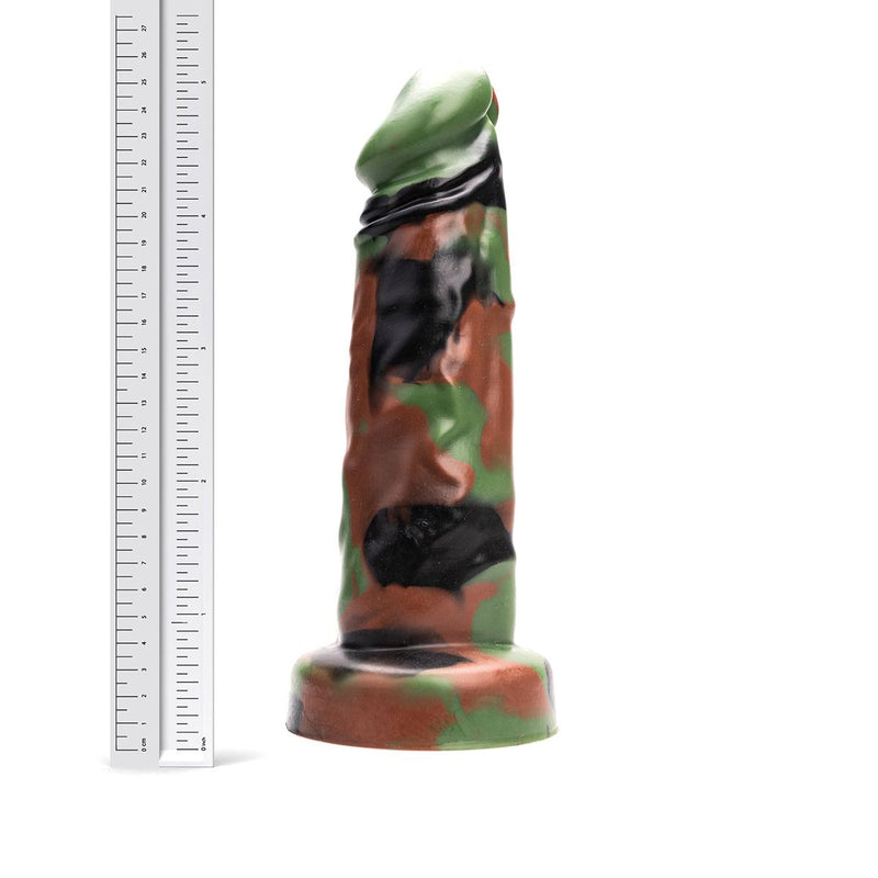 Kiotos Revolt - Dildo Fantasie - Green Army - Nr. 25 - 26 x 6,5 cm-laced-up.nl