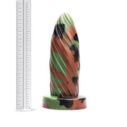 Kiotos Revolt - Dildo Fantasie - Army Green - Nr. 28 - 25 x 8 cm-laced-up.nl