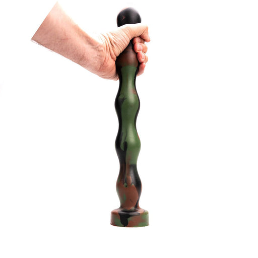 Kiotos Revolt - Dildo Fantasie - Army Green - Nr. 30 - Medium - 42 x 5 cm-Erotiekvoordeel.nl