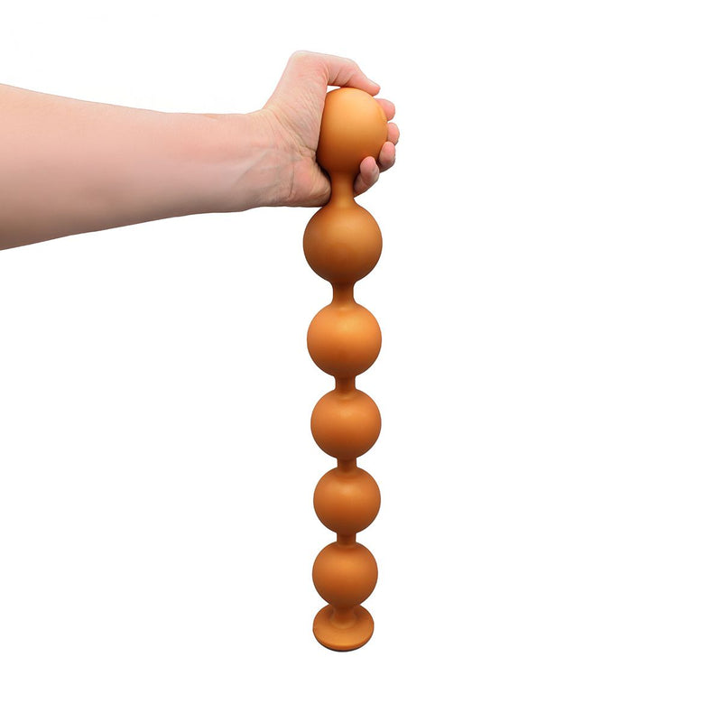 Kiotos - Sport Balls - 6 Grote Anaal Ballen - Siliconen - Diameter 70 mm-laced-up.nl