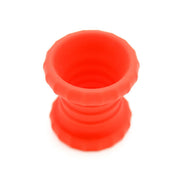 Kiotos - 2 in 1 Siliconen Cockring & Ball Stretcher - Extra Hoog - Rood/Groen-laced-up.nl