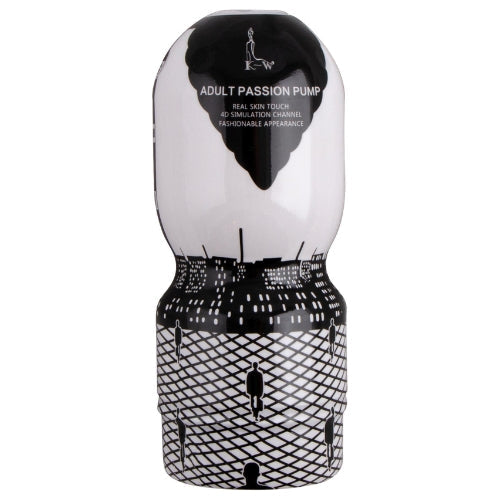 Passion Cup Masturbateur Vagin - Blanc/Noir