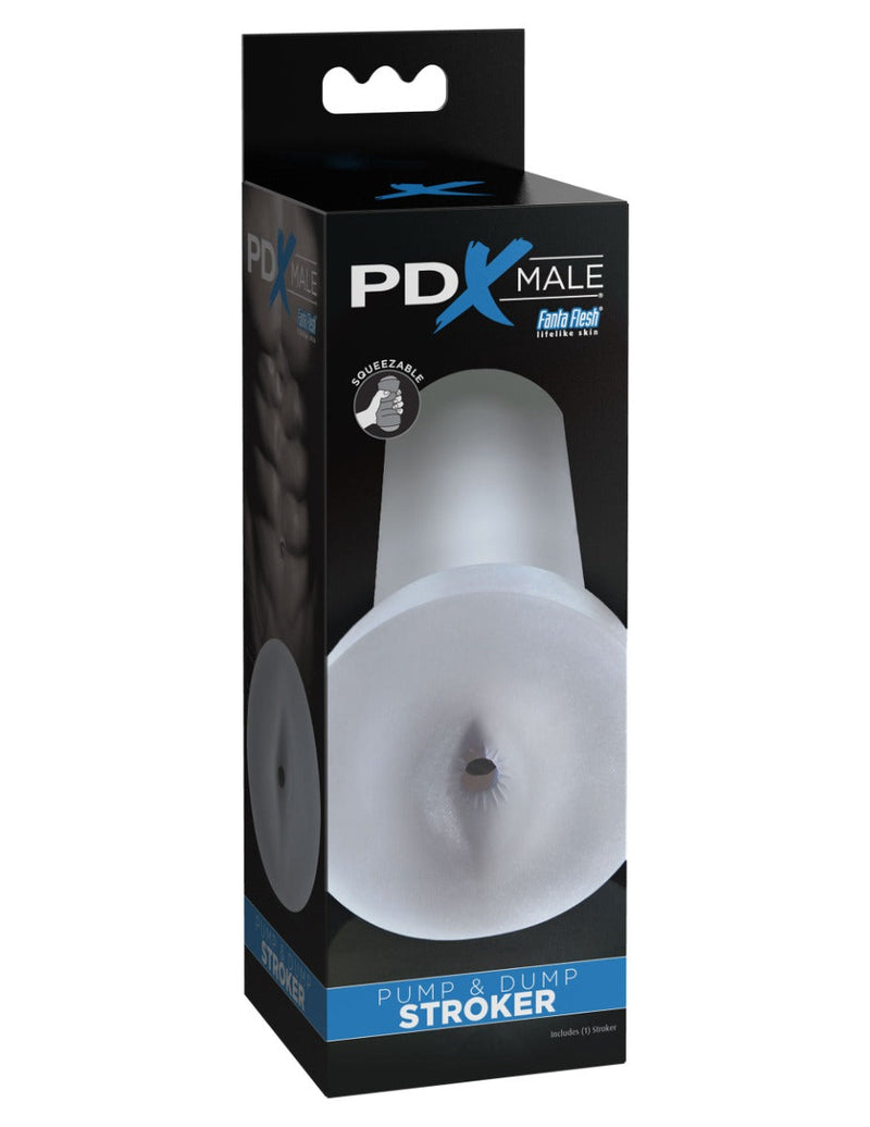 Pipedream - PDX Male Pump & Dump Stroker - Transparant-laced-up.nl