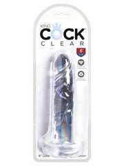 Pipedream - King Cock - Dildo - 15 cm - Transparant-laced-up.nl