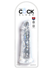 Pipedream - King Cock - Dildo - 20,5 cm - Transparant-laced-up.nl