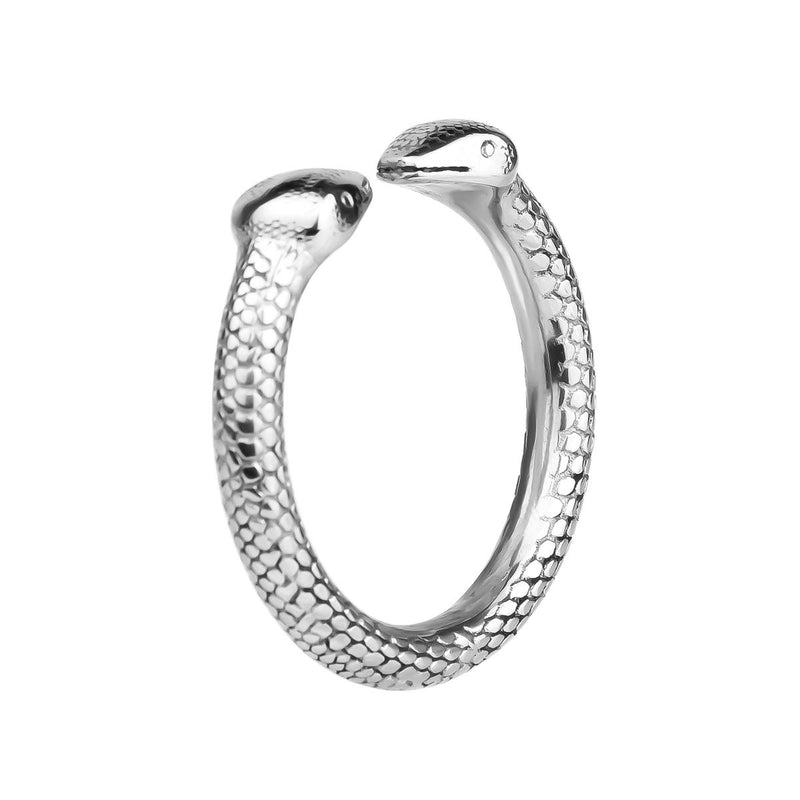 Kiotos - Cockring - Snake - Silber