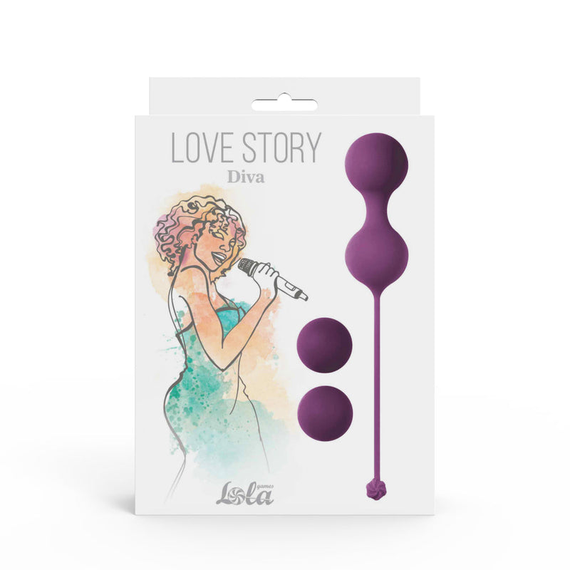 Lola Games - Love Story Diva - Vaginale Balletjes - Lavender Sunset-laced-up.nl