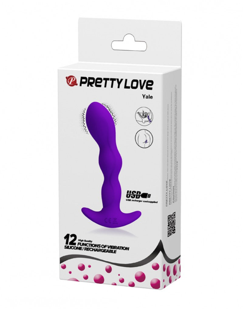 Pretty Love - Yale - Anaal Vibrator - Paars-Laced-up.nl