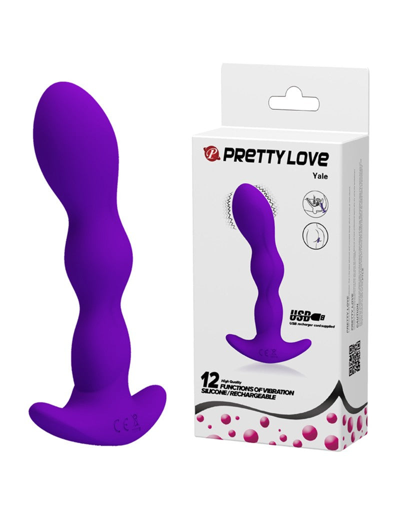 Pretty Love - Yale - Anaal Vibrator - Paars-Laced-up.nl