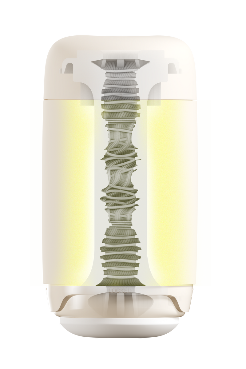 Tenga - Puffy Masturbator - Custard Yellow-laced-up.nl