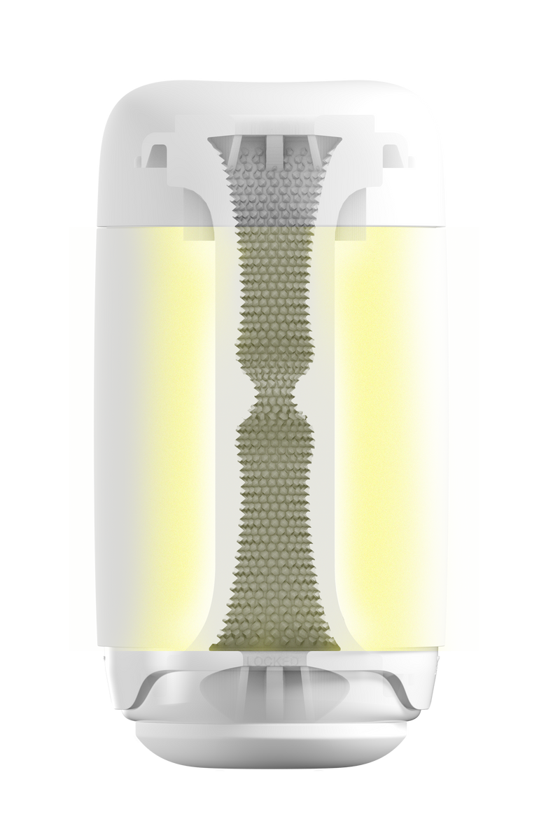 Tenga - Puffy Masturbator - Custard Yellow-laced-up.nl