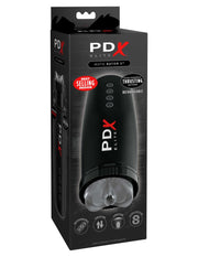 Pipedream - PDX Elite Motorbator 2 - Transparant/Zwart-laced-up.nl