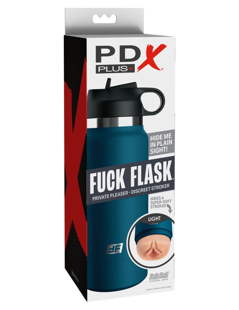 Pipedream - PDX Plus Fuck Flask Private Pleaser Discreet Stroker - Lichte Huidskleur-laced-up.nl