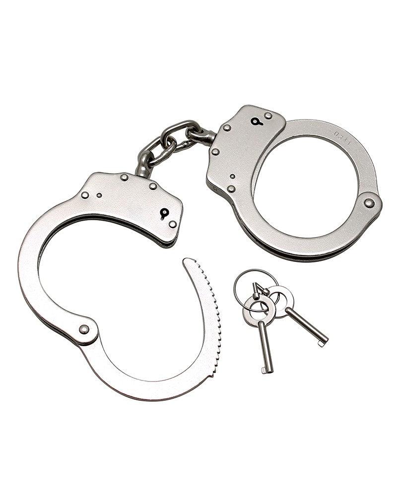 Rimba - Handboeien - Metalen Politie Polsboeien - Extra Zwaar - Verstelbaar-Laced-up.nl