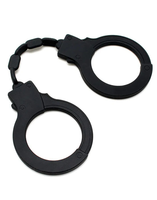 Silicone Police Handcuffs - Black