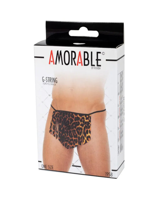 Amorable - Erotische Jungle String Voor Heren - Panterprint-Laced-up.nl