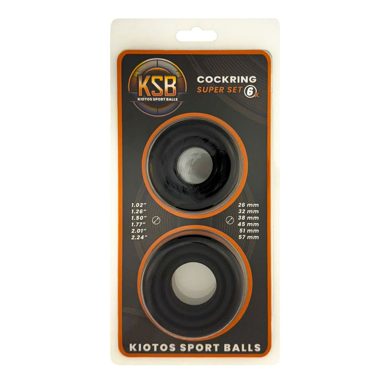 Kiotos - Silikon-Cockring-Set - 6 Größen