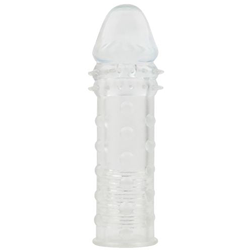 SuperMe - Extra Texture - Penis Sleeve - Transparant-laced-up.nl