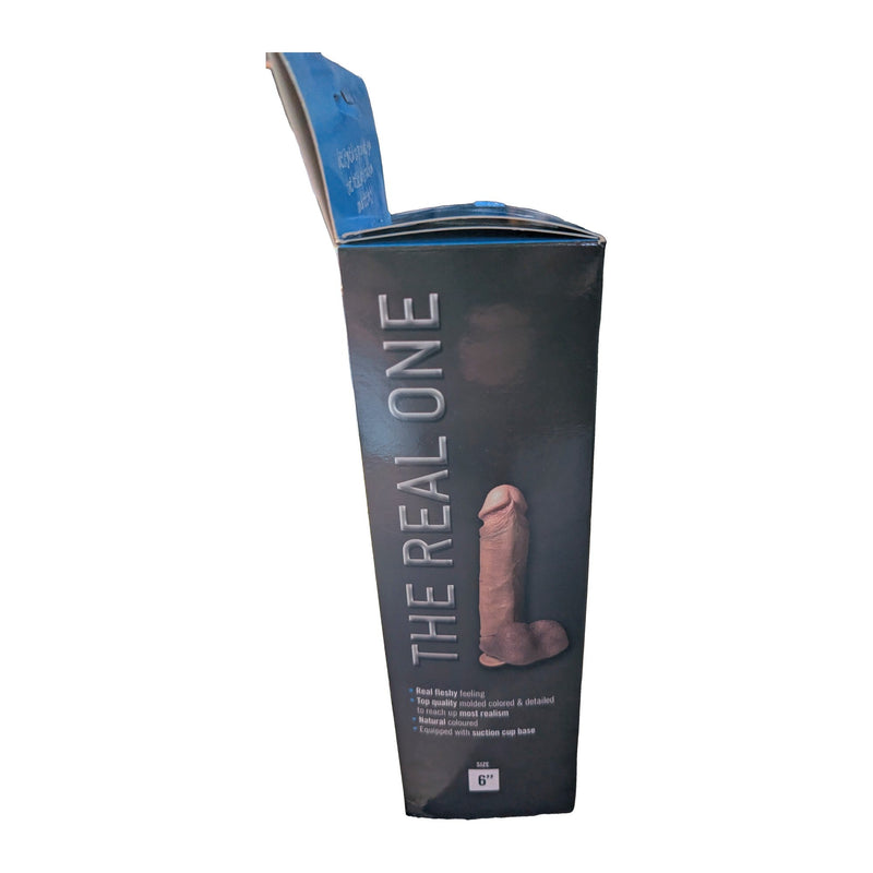 All Black – The Real One – Dildo – 20,5 cm – Beige-Erotiekvoordeel.nl
