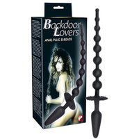 You2toys - Backdoor Lovers - Anal Plug & Beads - Anaal Kralen - Buttplug met Staart-Laced-up.nl