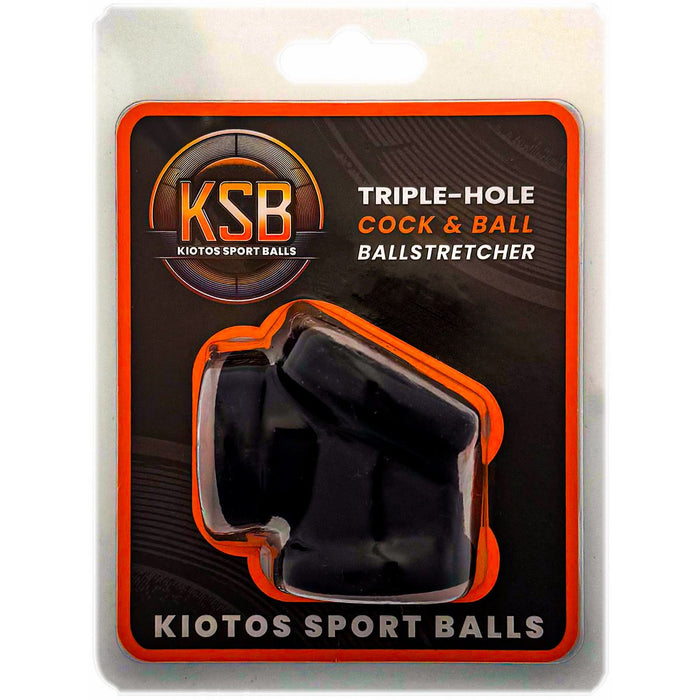 Kiotos - Anillo para el pene con triple orificio y separador de testículos