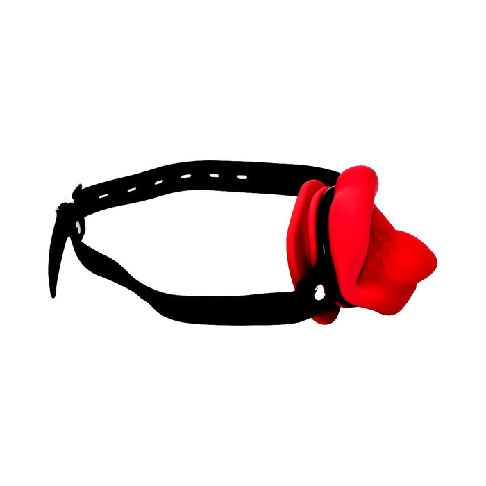 Kiotos - Vibrating Silicone Gag with Lips and Tongue