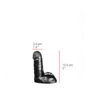 515 line - Dildo - 12,5 cm - Zwart-Laced-up.nl
