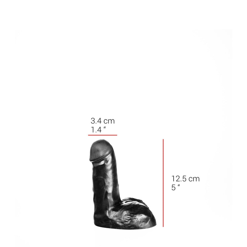 515 line - Dildo - 12,5 cm - Zwart-Laced-up.nl