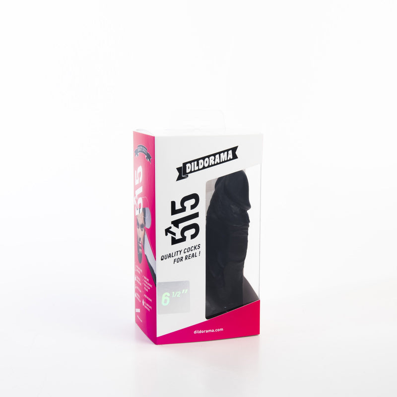515 line - Dildo - 16 x 4 cm - Zwart-Laced-up.nl