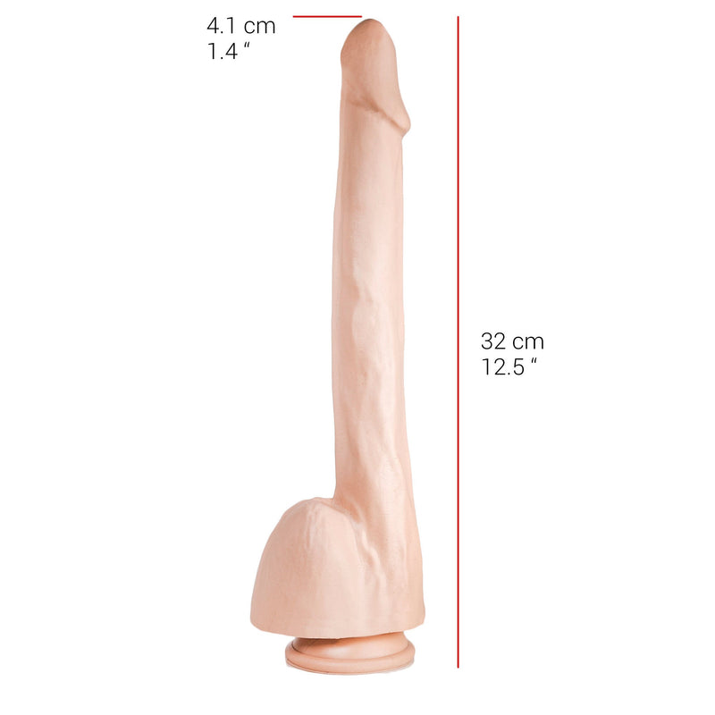 515 line - Dildo - Met Zuignap 32 x 4.1 cm - Lichte Huidskleur-Laced-up.nl