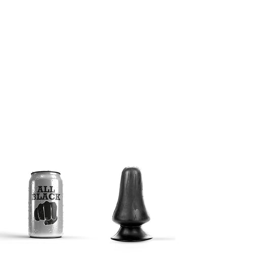 All Black - Buttplug - 12 x 7 cm - Zwart-Erotiekvoordeel.nl