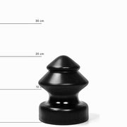All Black - Buttplug - 14.5 x 19 cm - Zwart-Laced-up.nl