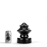 All Black - Buttplug - 14.5 x 19 cm - Zwart-Laced-up.nl