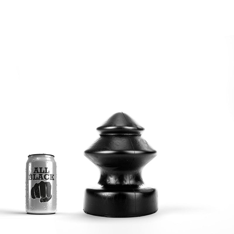 All Black - Buttplug - 14.5 x 19 cm - Zwart-Laced-up.nl
