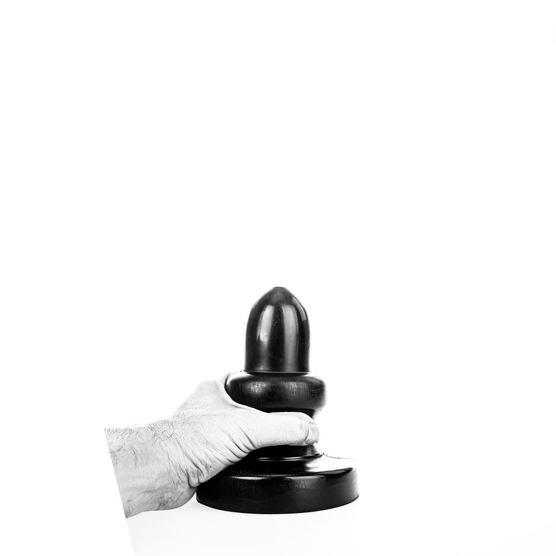 All Black - Buttplug - 17 x 8 cm - Zwart-Laced-up.nl