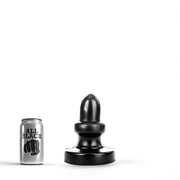 All Black - Buttplug - 17 x 8 cm - Zwart-Laced-up.nl