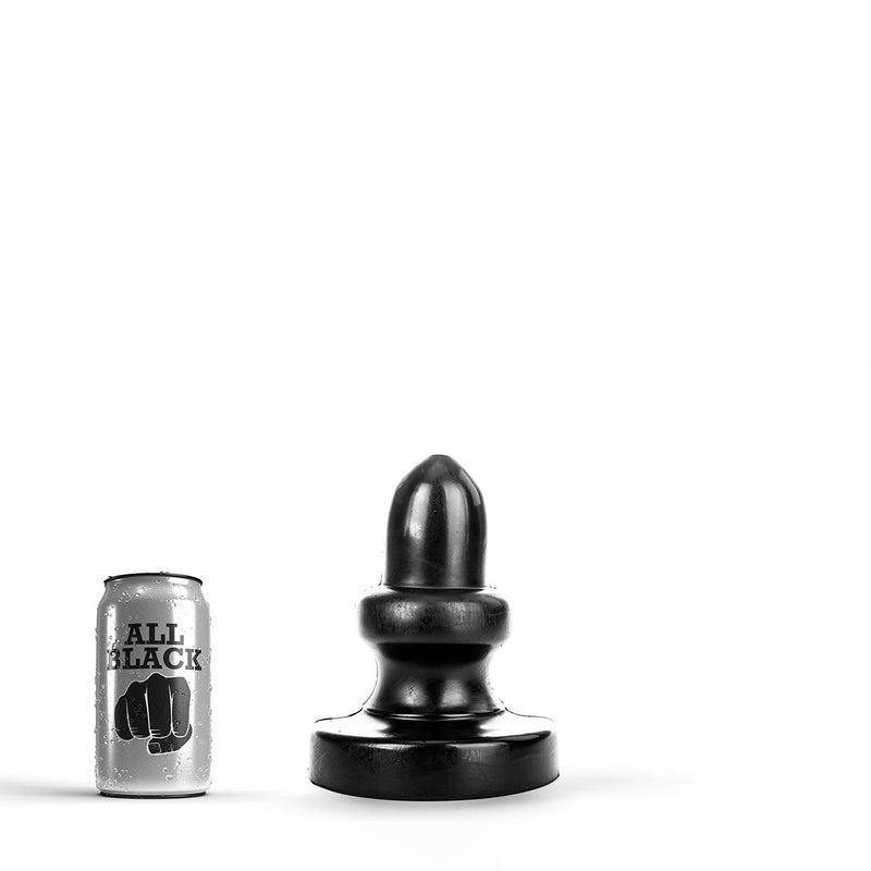 All Black - Buttplug - 17 x 8 cm - Zwart-Laced-up.nl